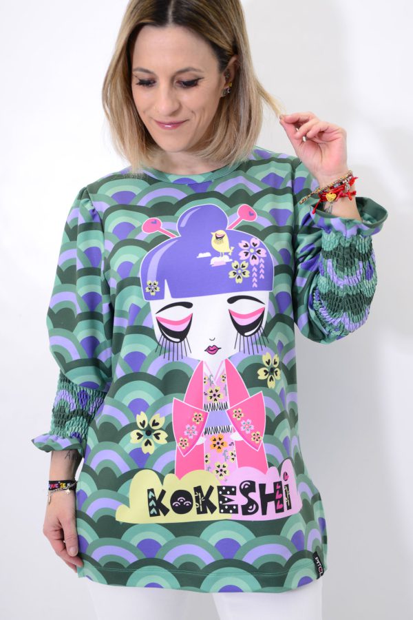 Blusa KOKESHI, Pitcli.