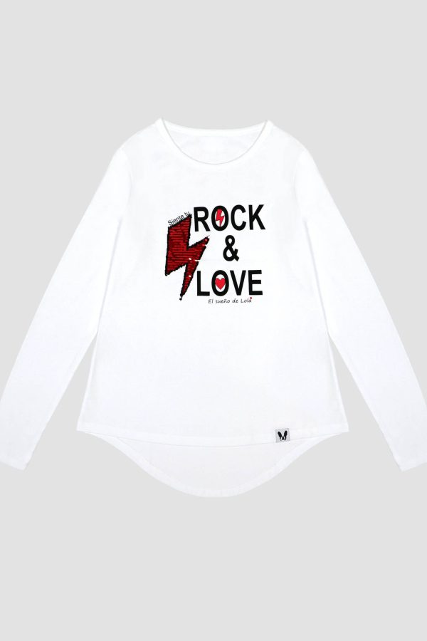 Camiseta ROCK & LOVE, El Sueño de Lola.