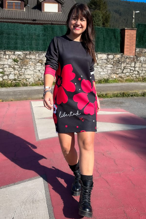 Vestido FLOR, Vuela Raso.