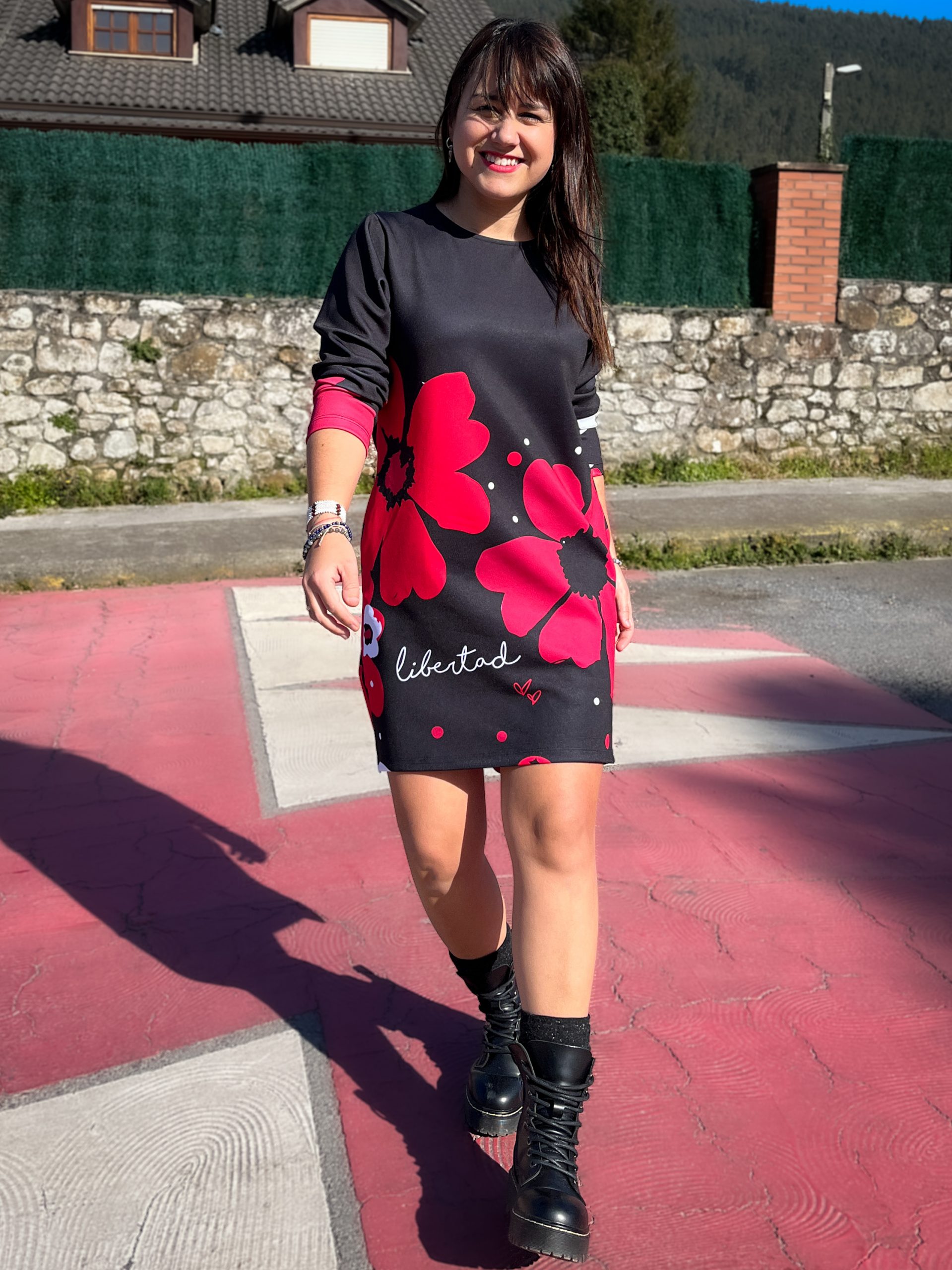 Vestido FLOR, Vuela Raso.