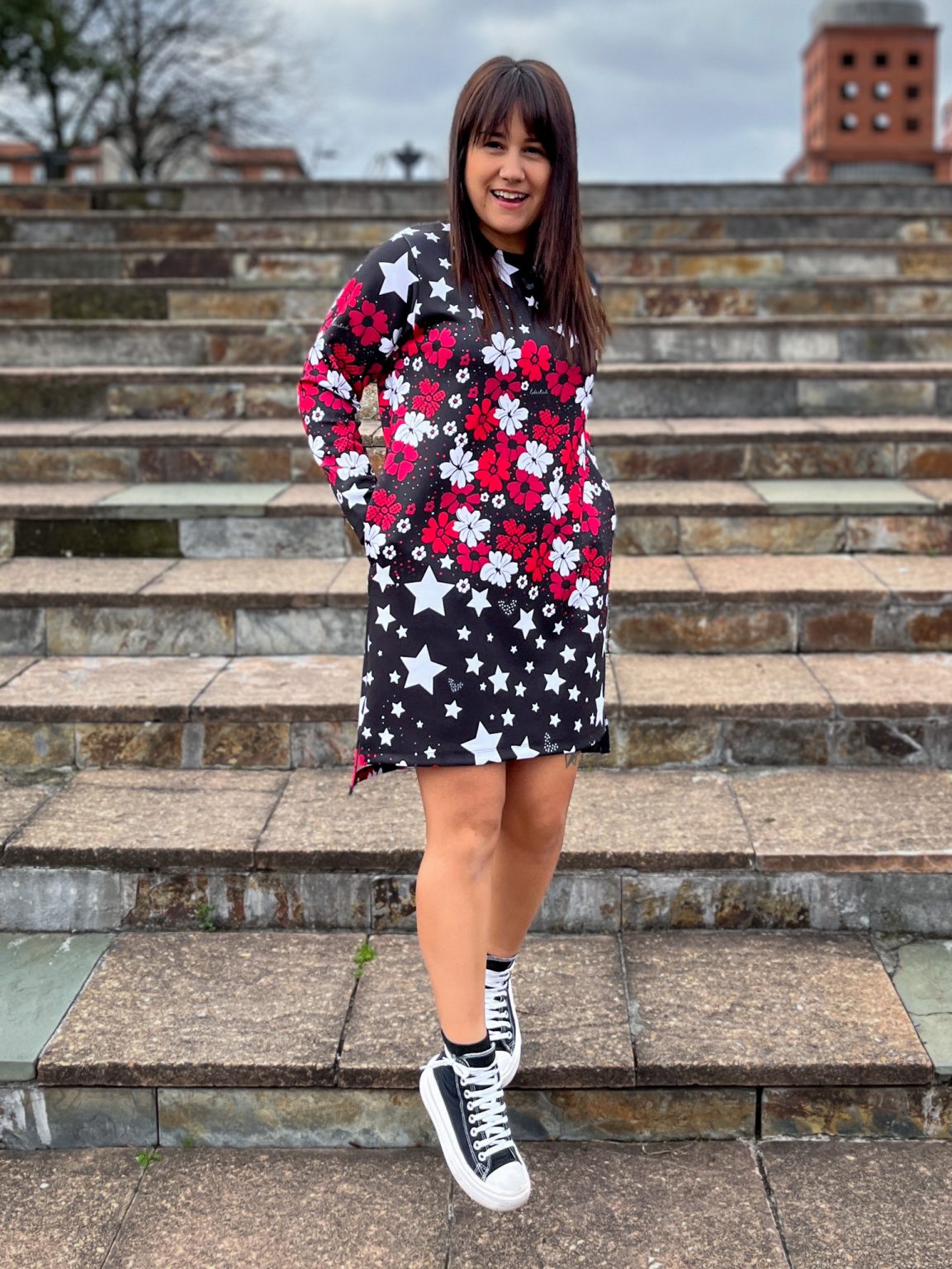 Vestido LIBERTAD, Vuela Raso.