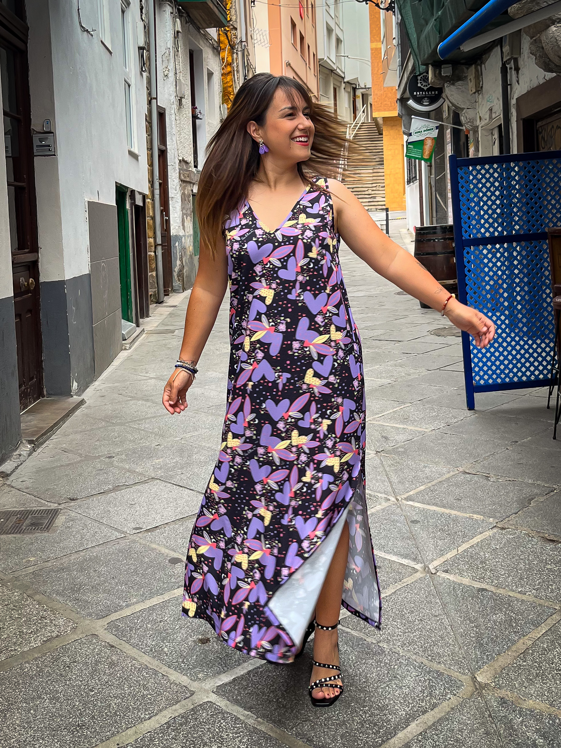 Vestido SOLTAR, Vuela Raso