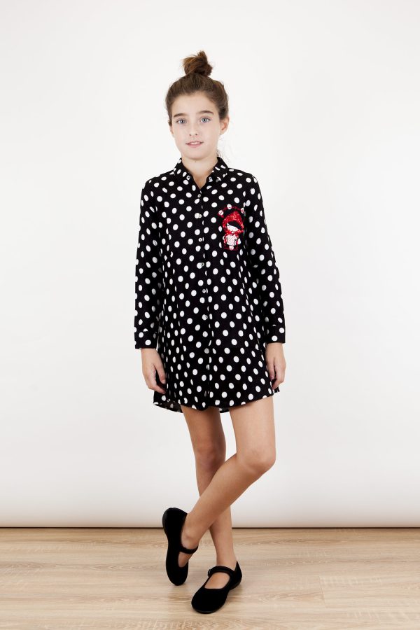 Vestido TOPOS CAPERUCITA, Anabel-Lee.