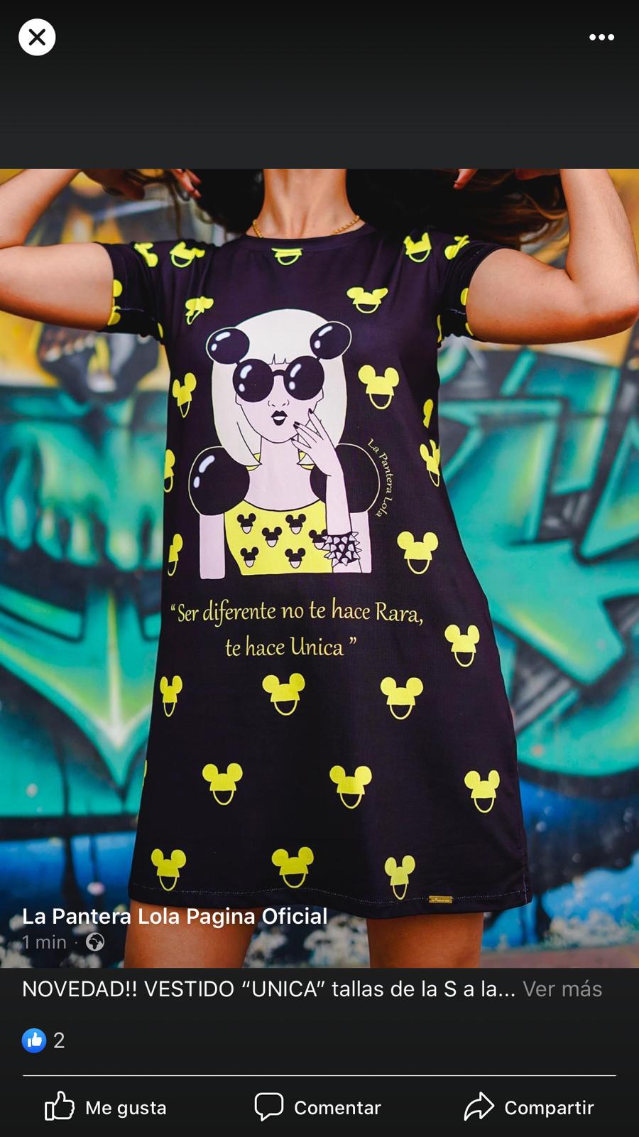 Vestido UNICA, La Pantera Lola.