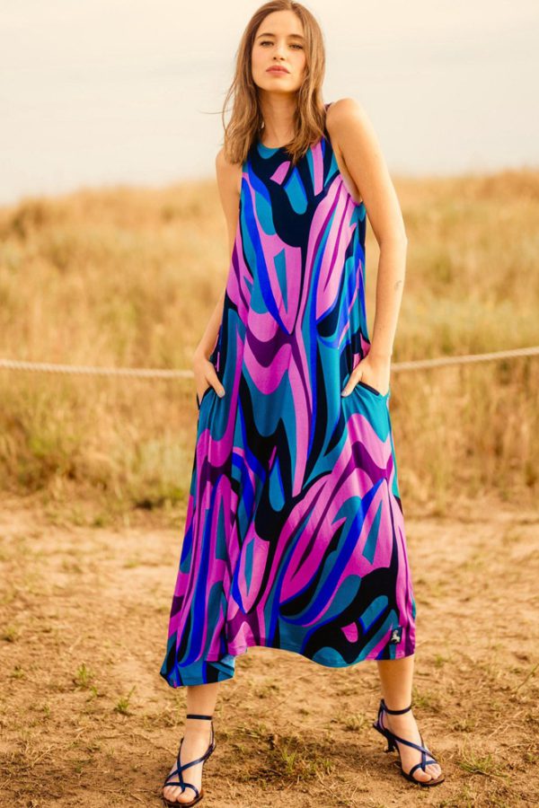 Vestido ABSTRACT WAVES, Love&live.