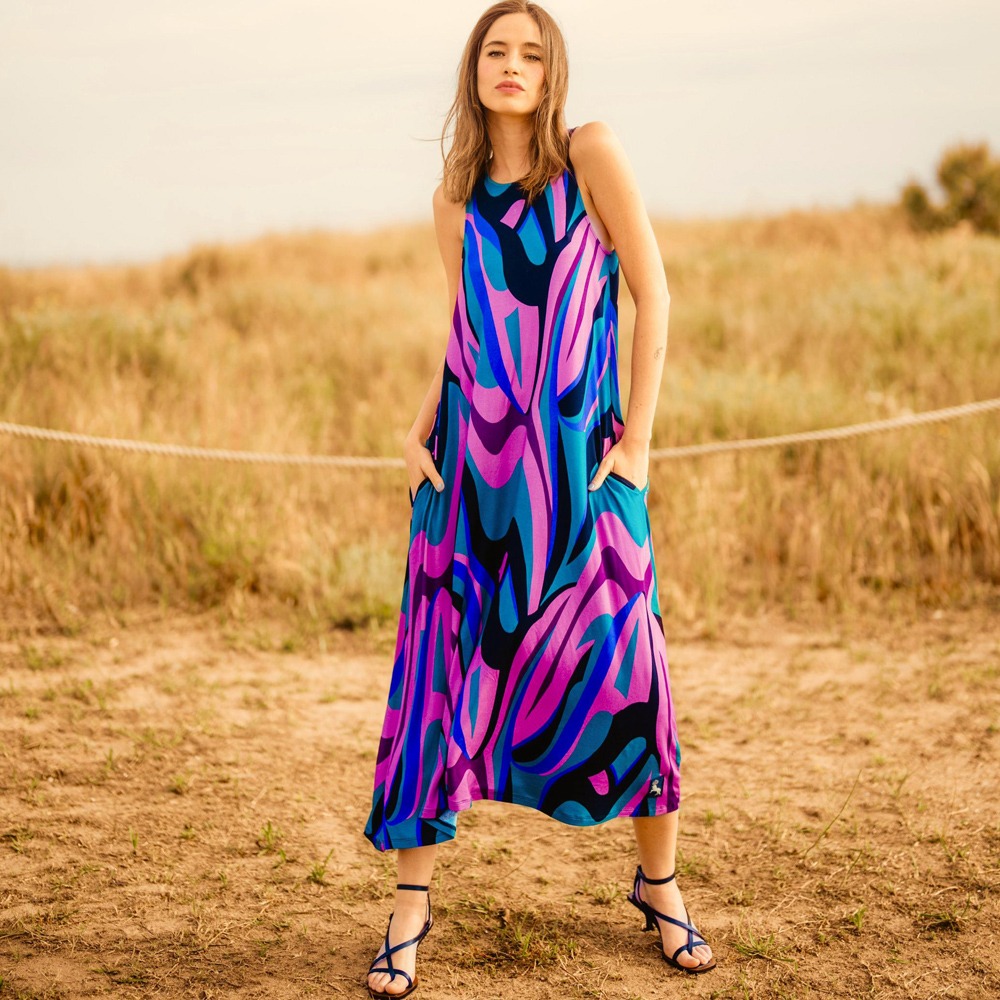 Vestido ABSTRACT WAVES, Love&live.