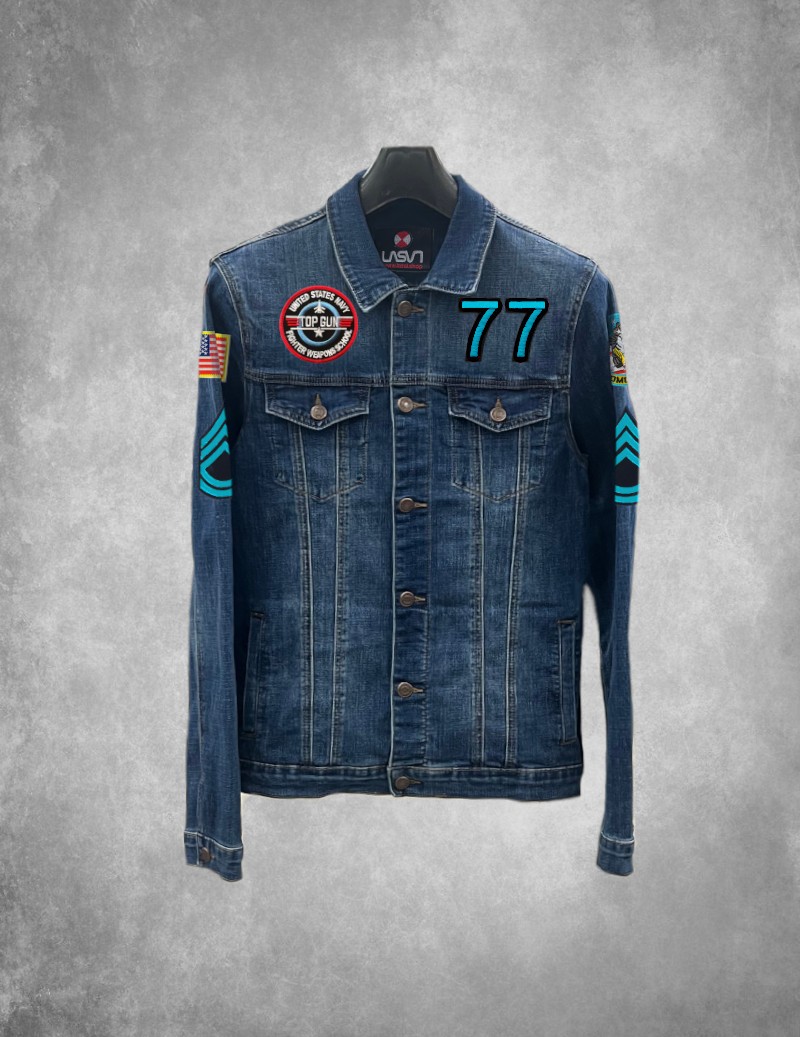 Cazadora vaquera de hombre Lasal 34 azul