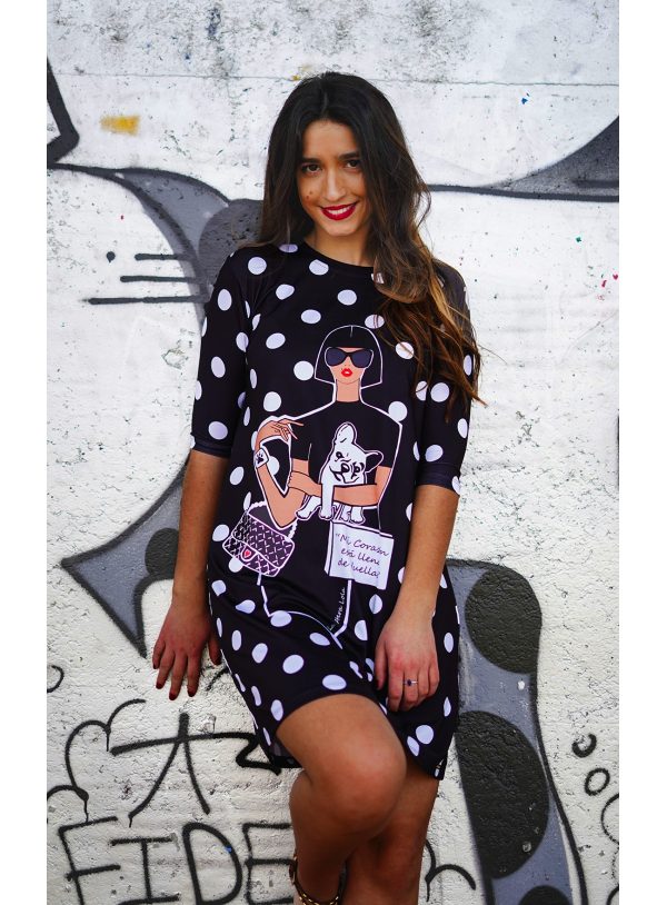 Vestido HUELLAS, La Pantera Lola.