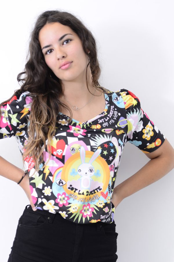 Camiseta SOY LA SUERTE DE MI VIDA, Pitcli.