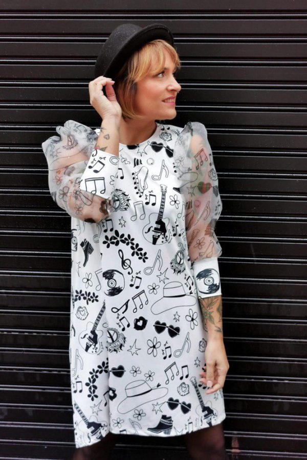 Vestido MÚSICA BEIGE, Keep&Trendy.