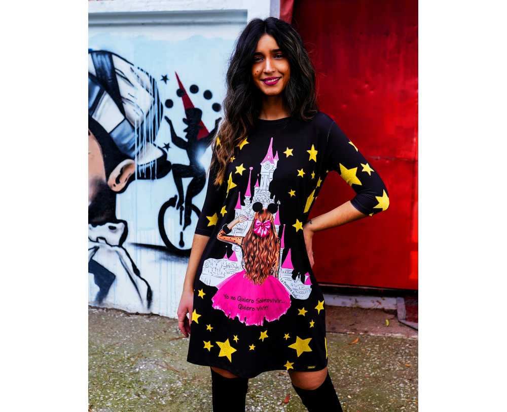Vestido VIVIR NEGRO, La Pantera Lola.