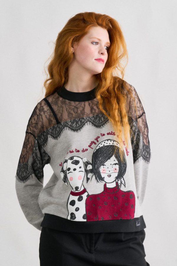 Sudadera DALMATA, Anabel-Lee.