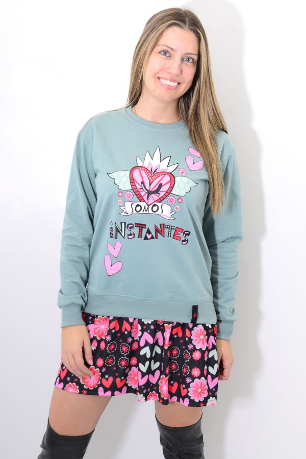 Vestido sudadera SOMOS INSTANTES, Pitcli.