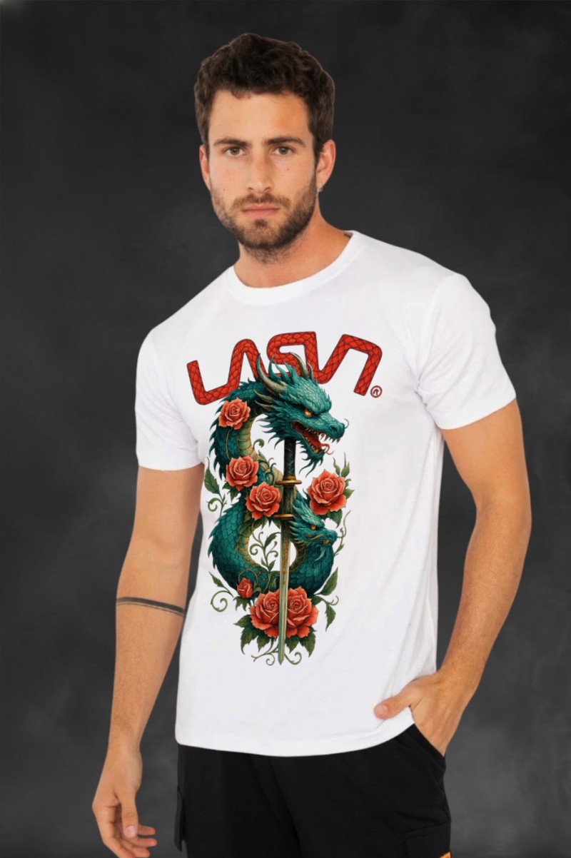 Camiseta DRACO Blanco, Lasal.