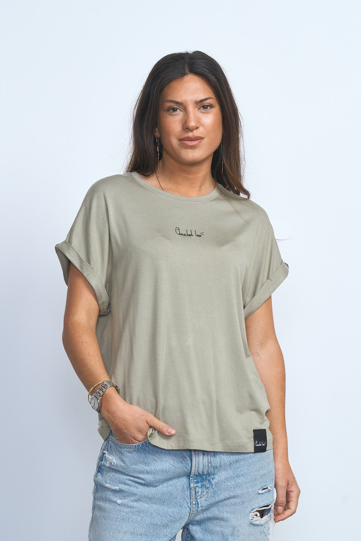 Camiseta BÁSICA VERDE, Anabel Lee.